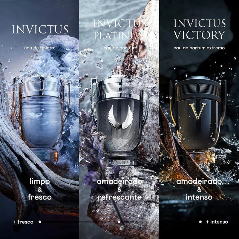 Invictus Platinum Paco Rabanne – Parfüm Masculino – Eau de Parfum – 100 ml